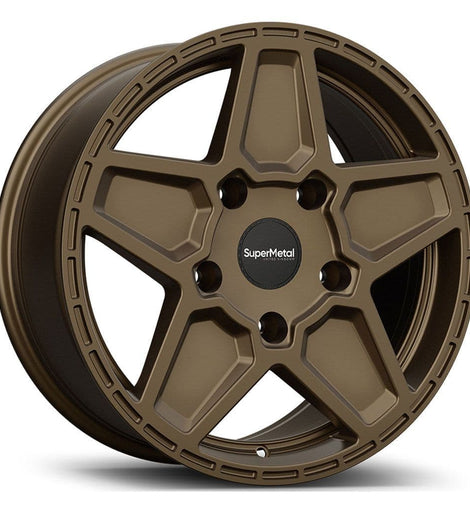 SuperMetal Rocket 9×20 Felge, Matt Bronze, 5x120, für VW Bus T5 & T6