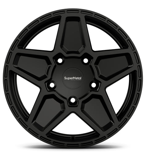 SuperMetal Rocket 9×20 Felge, Matt Schwarz, 5x120, für VW Bus T5 & T6