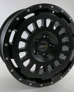 TWIN-MONOTUBE-PROJEKT-AT18, 8,5x18 ZOLL IN SEIDENMATT-SCHWARZ Für VW T5, T6, T6.1