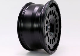 TWIN-MONOTUBE-PROJEKT-AT20 , 9x20 ZOLL KOMPLETT IN SEIDENMATT-SCHWARZ = NIGHT. INKL. SCHUTZRING Für VW T5, T6, T6.1