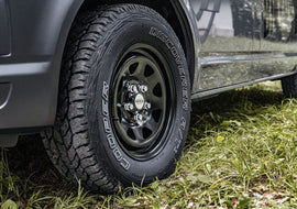 DOTZ Dakar Stahlfelge 7×16″ ET35  5×120  Schwarz VW Bus T5 T6