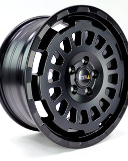 TWIN-MONOTUBE-PROJEKT-AT-MONOBLOC KONKAVE ALLTERRAIN FELGE 8,5 x 18 ZOLL IN SEIDENMATT-SCHWARZ FÜR VW T5, T6, T6.1