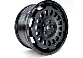 TWIN-MONOTUBE-PROJEKT-AT-MONOBLOC KONKAVE ALLTERRAIN FELGE 8,5 x 18 ZOLL IN SEIDENMATT-SCHWARZ FÜR VW T5, T6, T6.1